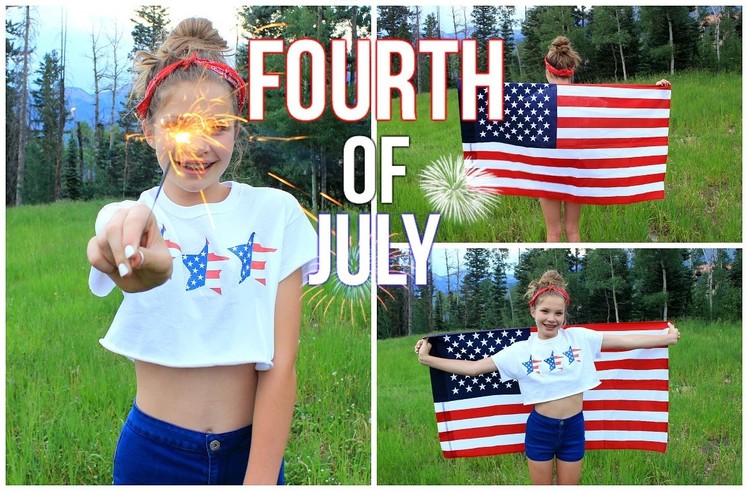 Fourth of July Treats, Hair, Makeup, and Diy Shirt