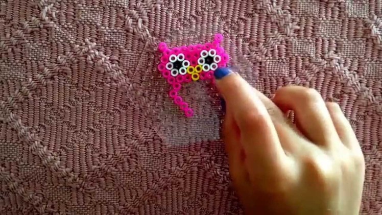 How to make a melting bead owl
