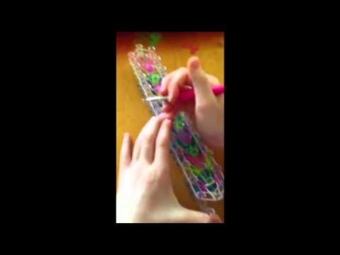 How to make a rainbow loom jelly bean bracelet