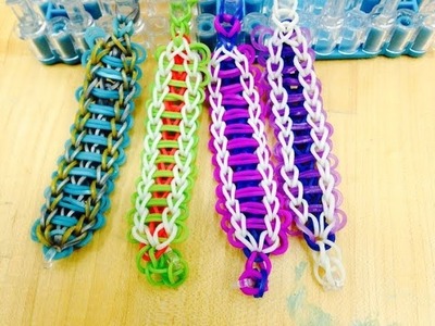 How to make a starburst bracelet rainbow loom easy step by step
