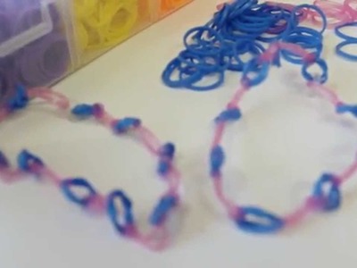 How To Make Easy Anklet Fishtail Rainbow Loom.Without Loom.Tutorial