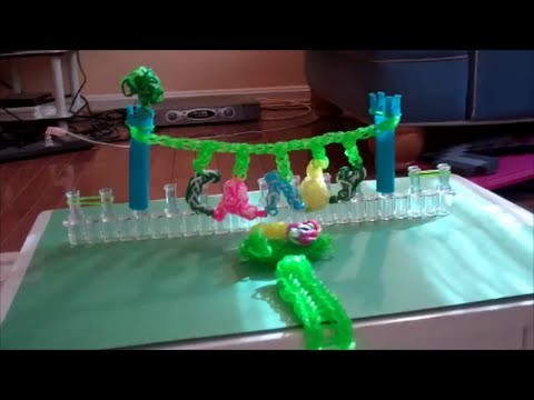 Leprechaun Trap Made With 1,000 Mini Rubber Bands on a Rainbow Loom
