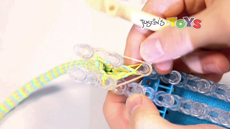 Make HEXAFISH with 1 ONE KIT   How to Tutorial for Rainbow Loom Bracelet