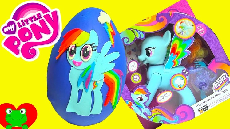 My Little Pony Rainbow Dash Play Doh Surprise Egg with MLP Surprises