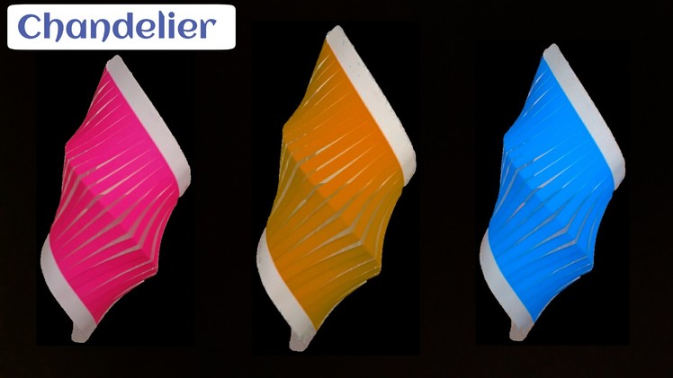 Paper Craft - "Chandelier. Lantern" (Diwali. Christmas. Eid decoration)- Simple and Easy