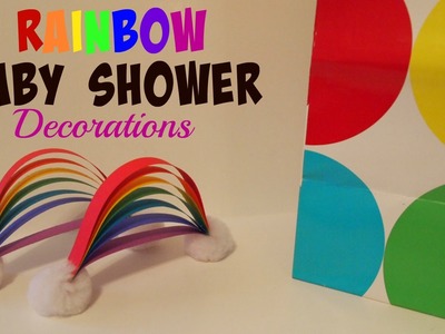 Rainbow Baby Shower Decorations