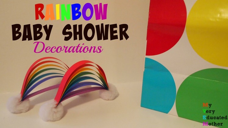 Rainbow Baby Shower Decorations