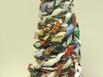 Recycle Magazines into a Christmas Tree, Part 1