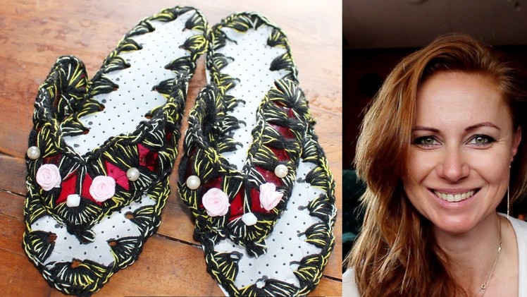 Recycling DIY - How to make slippers with plastic bottle