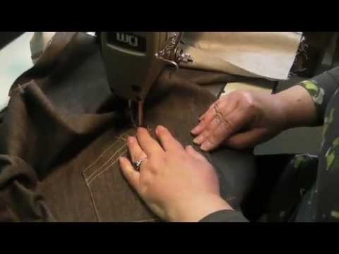 Sewing Tutorial - Making Jeans Part 3 - The Back & Pockets