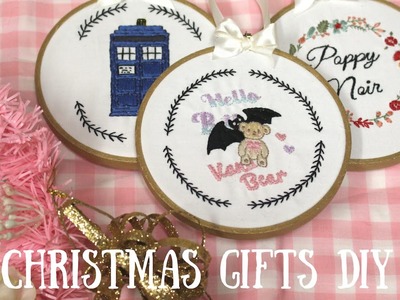 ~Simple Christmas DIY (Embroidery Ornaments): 25 Days of Vlogmas~
