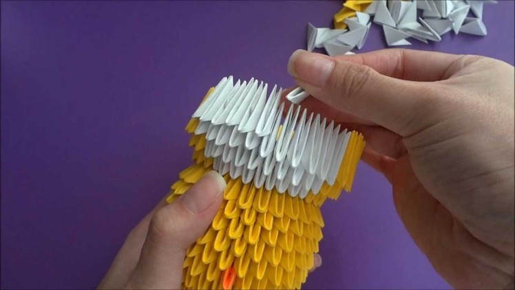 3D Origami Hello Kitty Duck Tutorial