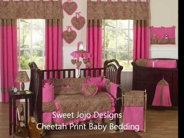 Cheetah Baby Bedding - Animal Print Nursery Decor