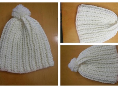 Crochet Ribbed hat