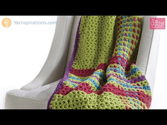Crochet Tad O'Plaid Blanket Tutorial