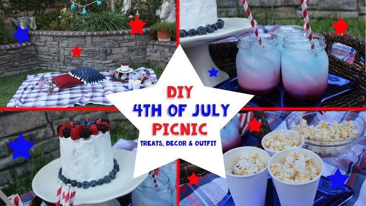 DIY 4th of July Picinc! Treats, Decor & Outfit!
