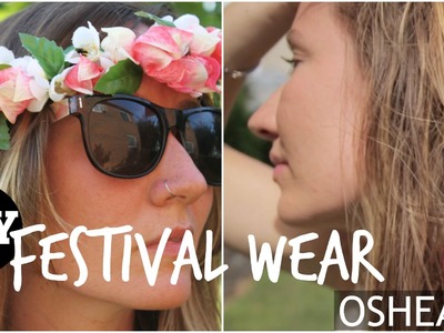 DIY Festival Wear - Flower Crown and Hair Wrap