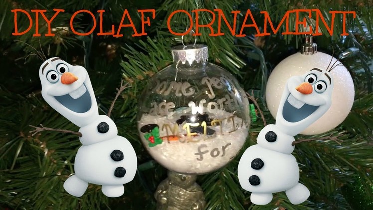DIY Olaf Ornament ~ Countdown to Christmas