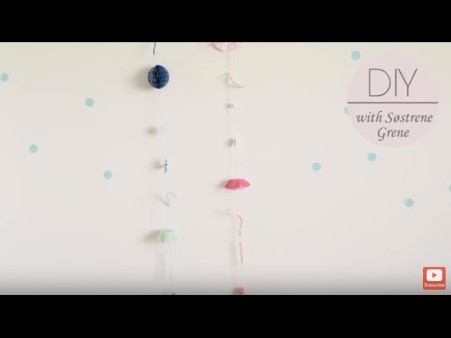 DIY: Wall hangings from party leftovers by Søstrene Grene