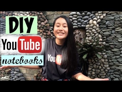 DIY YOUTUBE INSPIRED NOTEBOOKS | + MINI GIVEAWAY