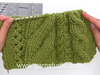 DROPS Knitting Tutorial: How to work chart A.3 in DROPS 165-8