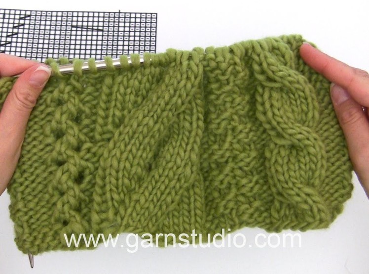 DROPS Knitting Tutorial: How to work chart A.3 in DROPS 165-8
