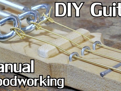 Extended Cut: Building a Cigar Box Guitar w.Hand Tools [No Dialogue]