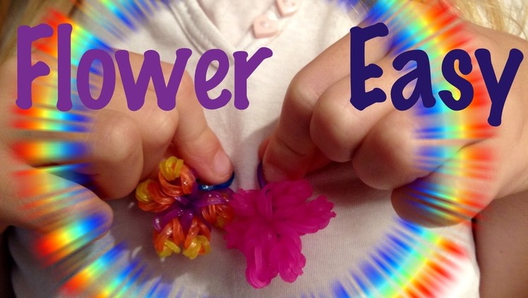 Fleur Rainbow Loom Comment faire Tutorial facile français Easy flower