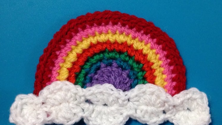 How To Crochet A Beautiful Rainbow Applique - DIY Crafts Tutorial - Guidecentral