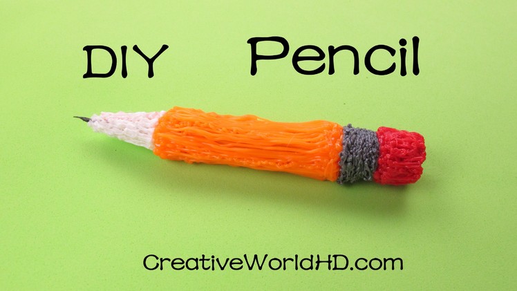 How to Make 3D Pencil- 3D Printing Pen Creations.Scribbler DIY Tutorial