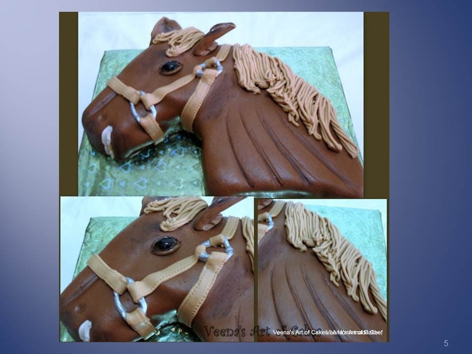How to make  a 2D Horse Cake