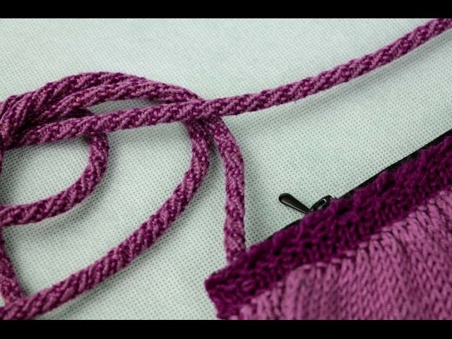How to make a bag handle. Kumihimo braid.