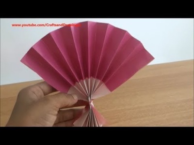 How to make a Chinese fan easily