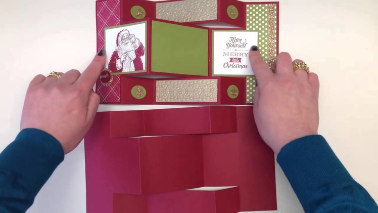 How to make a Stampin' Up! UK Tri-fold Card