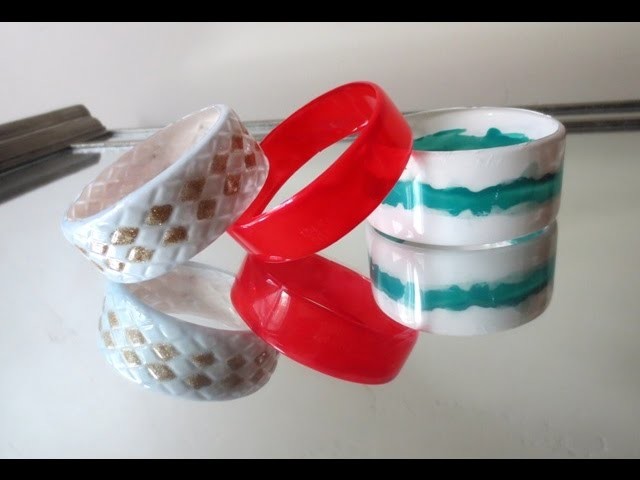 How To Make Bangles With Plastic Bottles