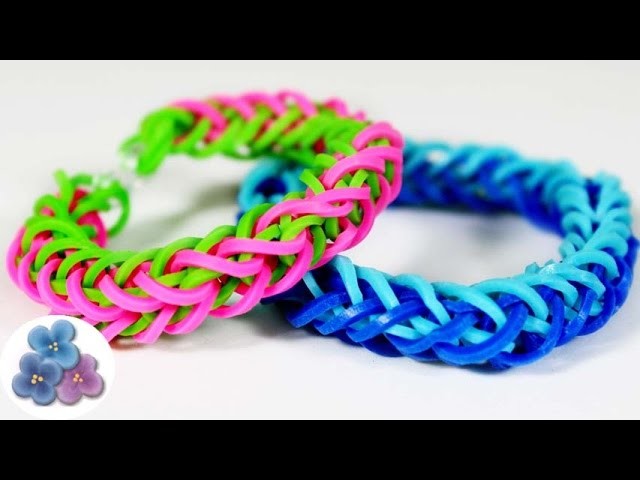 How to make Braid Bracelets Easy without Rainbow Loom video tutorial Kawaii Mathie