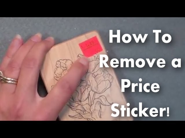 How to Remove a Sticker {quick & easy!}