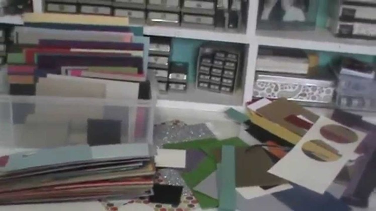 How to sort & store scrap paper.