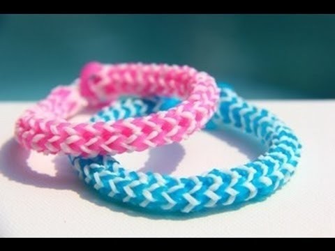 Loom bands designs - Rainbow Loom , Armband