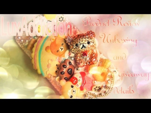 LuxAddiction Decoden Cell Phone Case Unboxing and Review ♥ + Giveaway Details!