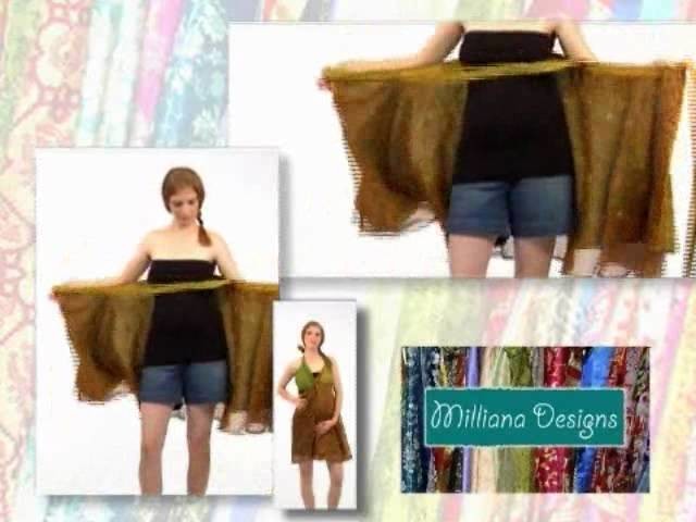 Milliana Designs "HOW TO WEAR" your wrap skirt VIDEO #3