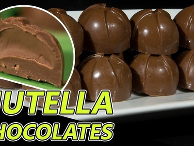 Nutella Filled Milk Chocolates Recipe   Silicone mold