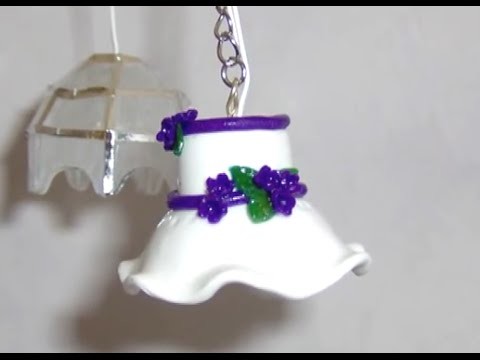Polymer Clay Miniature -  Lamp