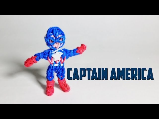 Rainbow Loom Avengers Series: Captain America