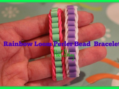 Rainbow Loom Perler Bead Bracelet