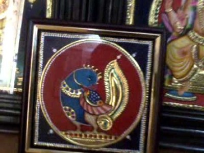 Tanjore painting | Tutorial | DIY | Learn how to make Tanjore Paintings Style Decorative