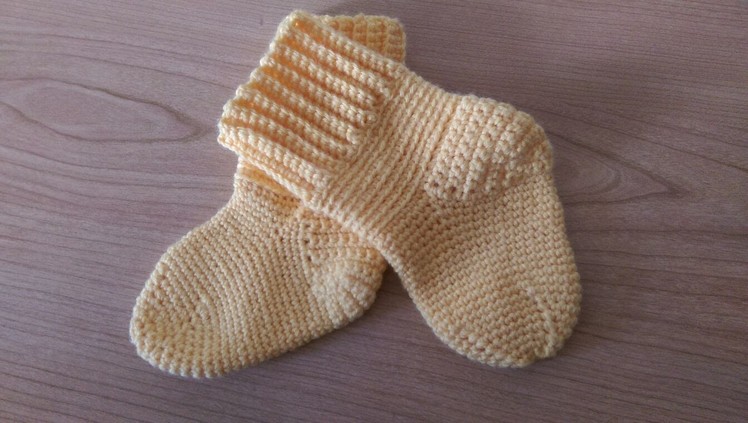 TUTORIAL: Calzino all'uncinetto (Parte 1) How to crochet a sock