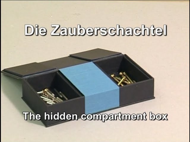 Zauberschachtel. Hidden Compartment Box
