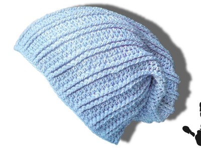 Zugspitze beanie crochet pattern part 1 - © Woolpedia