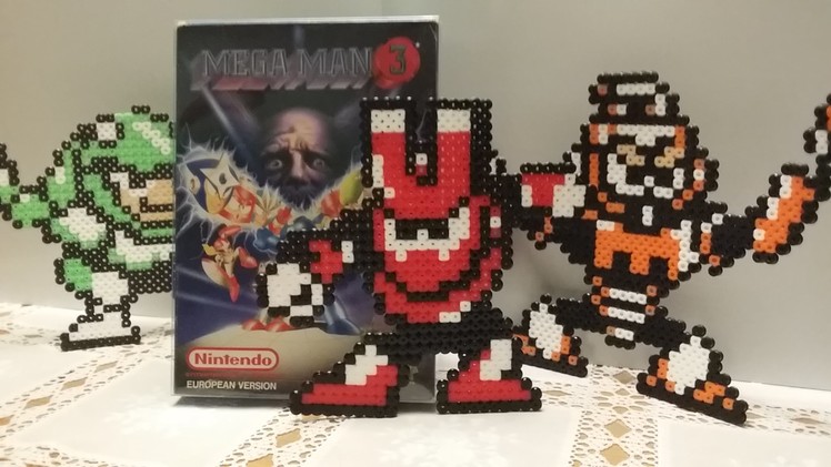 8 - Bit | Perler Beads - Mega Man 3 - Magnet Man